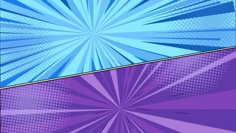 Comic Style Background Animation Stock Footage 281402044