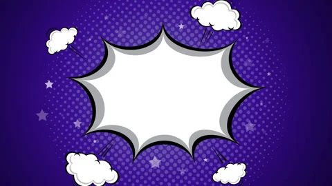 Comic style background. Retro manga cartoon background 스톡 동영상 336743161
