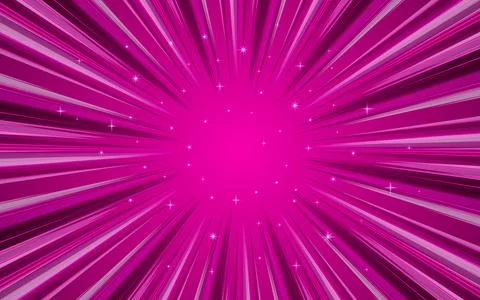 Comic style background with speed lines and halftones. Vector illustration. Stock Illustration