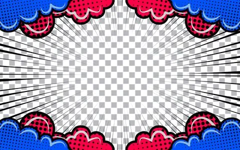 Comic style black and white radial lines background. Manga speed frame. Sup.. Illustrazione stock