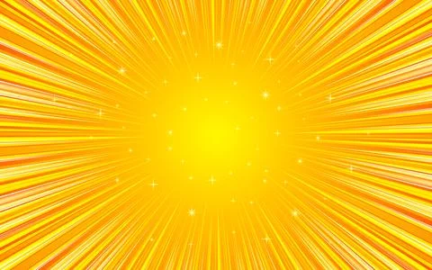 Comic style bright sunlight background. Stock Illustration