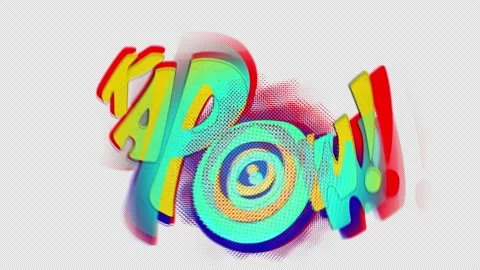 COMIC STYLE ELEMENTS Stock Footage 158224519