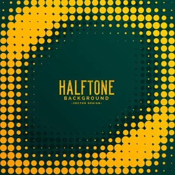 Comic style haltone pattern background Illustrazione stock