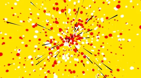 Comic style particles flowing background Stock Footage 62552080