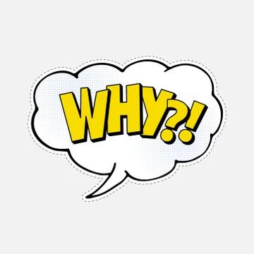 Comic style phrase with speech bubble. Stock Illustration