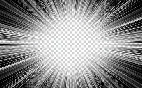 Comic style pop art background. Zoom effect creative halftone style backgroun Stock Illustration