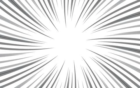 Comic style radial speed lines for background. Stock Illustration