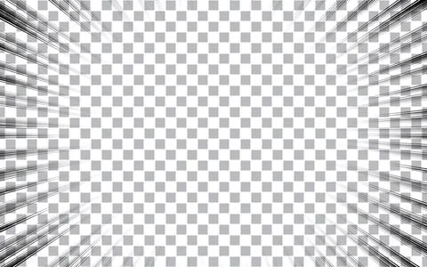 Comic style radial speed lines for background. Stock Illustration