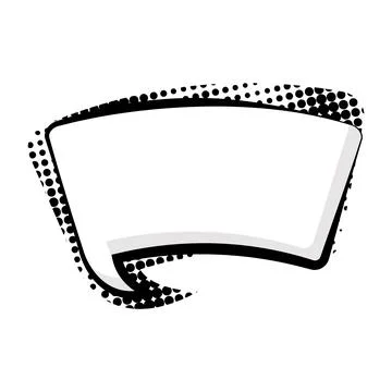 Comic-style speech bubble with halftone dot pattern design 스톡 일러스트