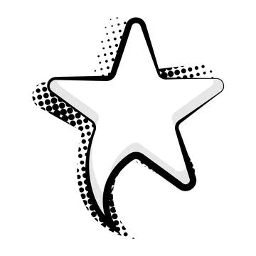 Comic-style speech bubble with halftone dot pattern design Illustrazione stock