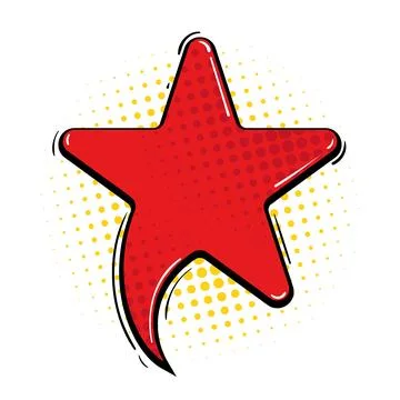 Comic-style speech bubble with halftone dot pattern design Stockillustratie