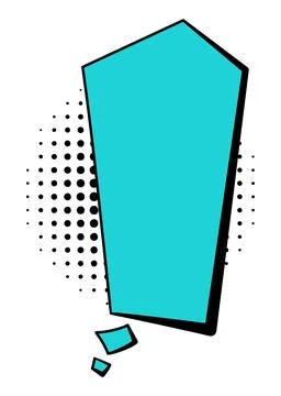 Comic style speech bubble. Speech balloon or element. Funny vector design Stock-Illustration