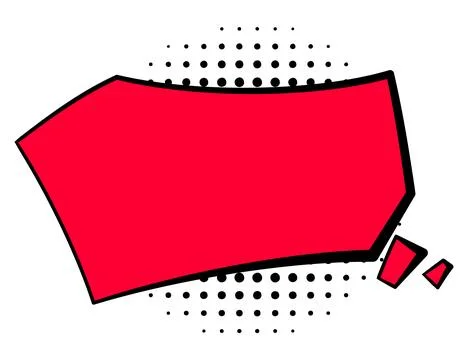 Comic style speech bubble. Speech balloon or element. Funny vector design Stock Illustration