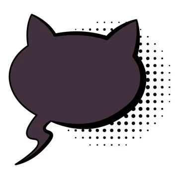Comic style speech bubble. Speech balloon or element. Funny vector design Stock-Illustration