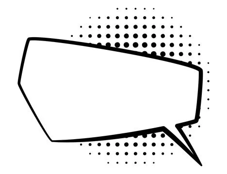 Comic style speech bubble. Speech balloon or element. Funny vector design Stock-Illustration