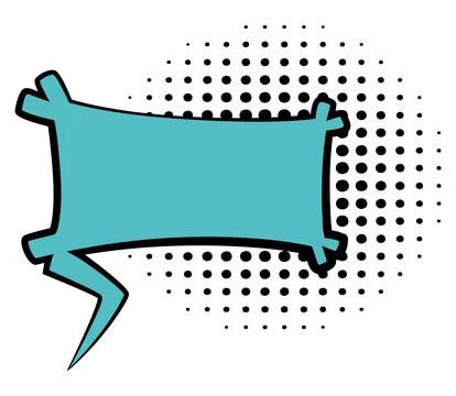 Comic style speech bubble. Speech balloon or element. Funny vector design Stock Illustration