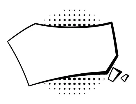 Comic style speech bubble. Speech balloon or element. Funny vector design Stock-Illustration