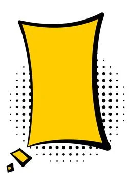 Comic style speech bubble. Speech balloon or element. Funny vector design イラスト素材