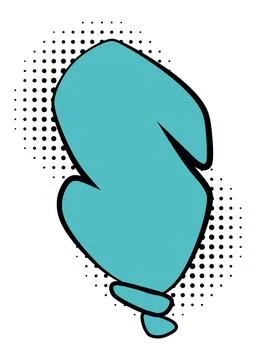 Comic style speech bubble. Speech balloon or element. Funny vector design Stock Illustration