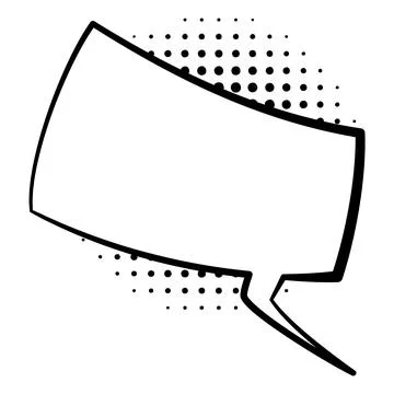 Comic style speech bubble. Speech balloon or element. Funny vector design Stock Illustration