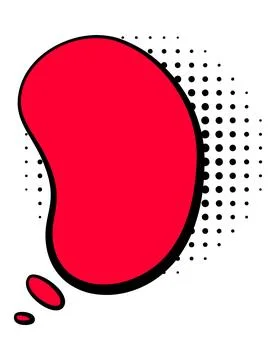Comic style speech bubble. Speech balloon or element. Funny vector design Stock-Illustration