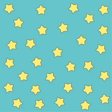 Comic style star pattern background 库存插图