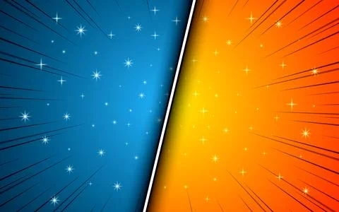 Comic style Versus Fight background design. Vector illustration. Stock Illustration