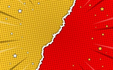 Comic style Versus Fight background design. Vector illustration. Illustrazione stock