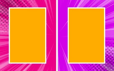 Comic style Versus Fight background design. Vector illustration. Illustrazione stock