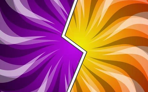 Comic style Versus Fight background design. Vector illustration. Stock Illustration