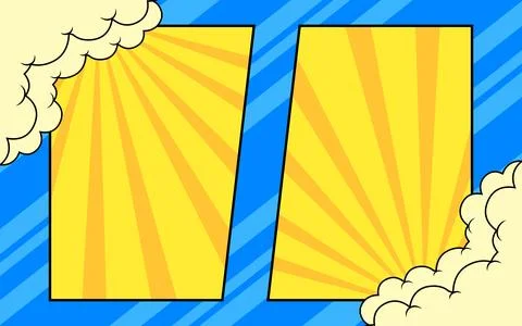 Comic style Versus Fight background design. Vector illustration. 스톡 일러스트