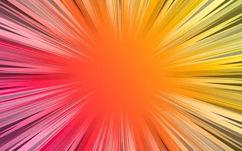 Comic sun rays effect background with halftone. Pop art comic style vector .. Illustrazione stock