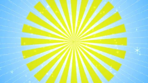 COMIC SUN RAYS MOTION BACKGROUND | Stock Video | Pond5