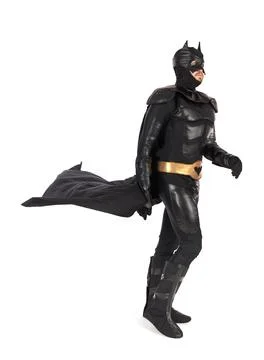 Comic super man Stock Photos