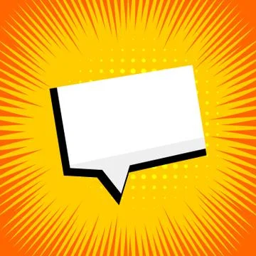 Comic text background bang Stock Illustration