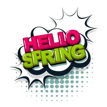 Comic text collection sound effects pop art style Stock-Illustration