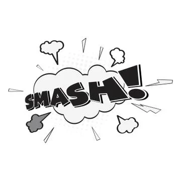 Comic Text, Pop Art style illustration Stock Illustration