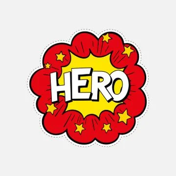 Comic text sound effect speech bubble Stock Illustration