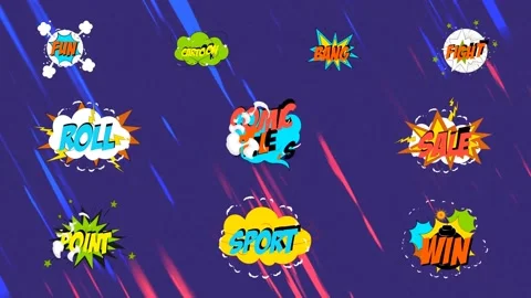 Comic Titles | After Effects Stock After Effects