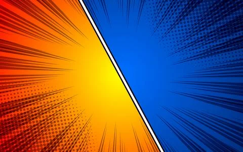 Comic versus battle template background. vector illustration 스톡 일러스트