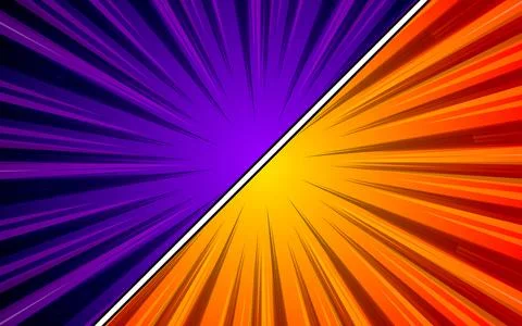 Comic versus battle template background. Vector illustration. Stock Illustration