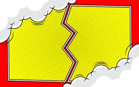 Comic versus battle template background. Vector illustration. Stock Illustration