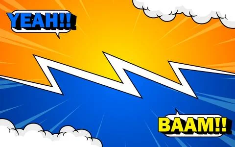 Comic versus battle template background. Vector illustration. 스톡 일러스트