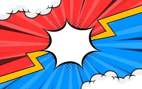 Comic versus battle template background. Vector illustration. Stock Illustration