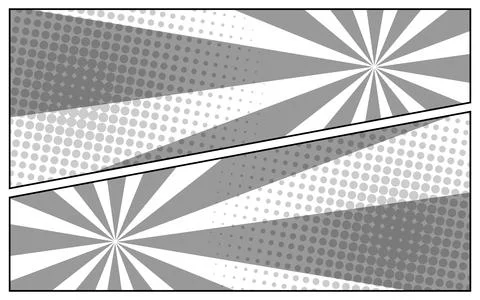 Comic versus battle template background 库存插图