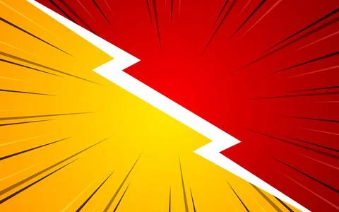 Comic versus cartoon fight template background. vector illustration EPS 10. Illustrazione stock