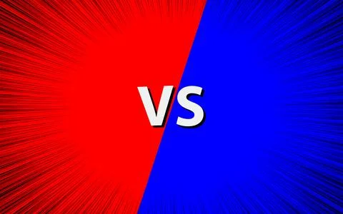 Comic versus cartoon fight template background. vector illustration EPS 10. Stock Illustration