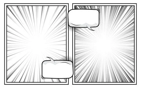 Comic versus fight background template Stock Illustration