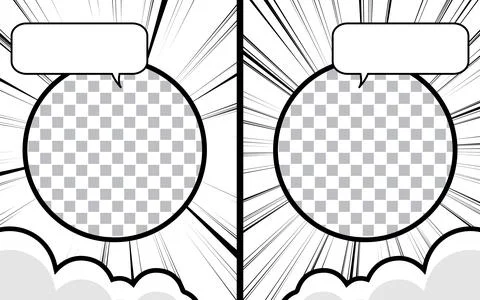 Comic versus fight background template 스톡 일러스트