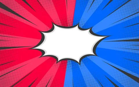 Comic versus fight template background. Vector illustration. 库存插图